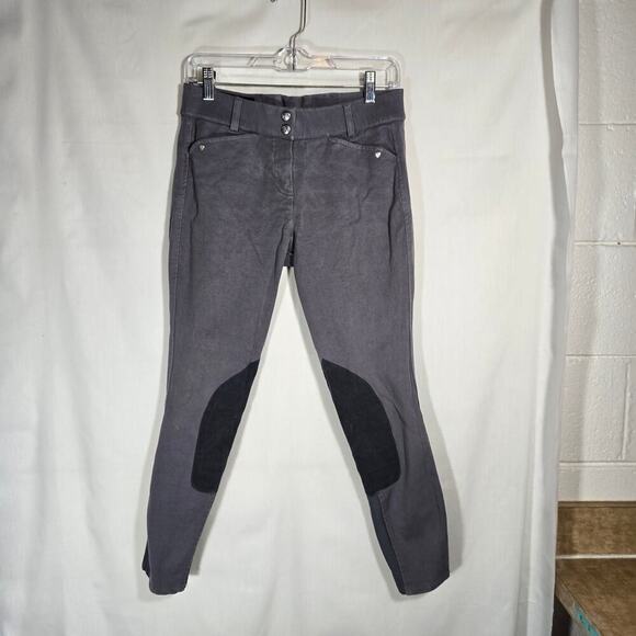 Ariat Equestrian Ankle Breeches Horse Riding Cropped Pants Stretch US 28L G80er - Picture 10 of 14